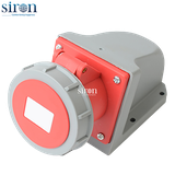 Ổ cắm nổi màu đỏ IP67 3P+E 6h 16A 380~415V Siron S67S46-16R1