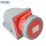 Ổ cắm nổi màu đỏ IP67 3P+E 6h 16A 380~415V Siron S67S46-16R1