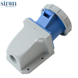 Ổ cắm lắp nổi màu xanh IP67 2P+E 6h 32A 220~250V Siron S67S36-32B1