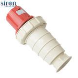 Phích cắm di động đỏ IP67 3P+N+E 6h 125A 220~415V Siron P67F56-125R1