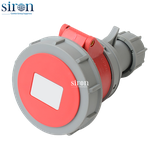 Ổ cắm di động chống nướcđỏ IP67 3P+E 6h 16A 380~415V Siron S67F46-16R1