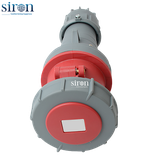 Phích cắm di động màu đỏ IP67 3P+N+E 6h 63A 220~415V Siron P67F56-63R3