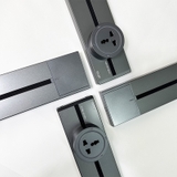 Thanh ray Track socket nổi 80 cm có công tắc màu ghi Siron TF1108-60