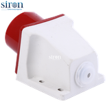 Phích cắm lắp nổi màu đỏ IP44 3P+N+E 6h 32A 220~415V Siron P44S56-32R1