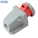 Ổ cắm nổi màu đỏ IP67 3P+E 6h 16A 380~415V Siron S67S46-16R1