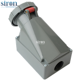 Ổ cắm nổi đỏ IP67 3P+N+E 6h 63A 220~380V, 240~415V Siron S67S56-63R2