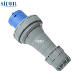 Phích cắm di động màu xanh IP67 2P+E 6h 63A 220~250V Siron P67F36-63B2
