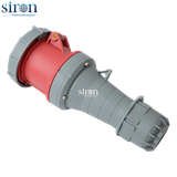 Phích cắm di động màu đỏ IP67 3P+N+E 6h 63A 220~415V Siron P67F56-63R3
