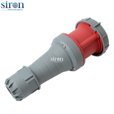 Phích cắm di động màu đỏ IP67 3P+E 6h 63A 380~415V Siron P67F46-63R3