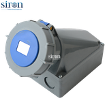 Ổ cắm lắp nổi màu xanh IP67 2P+E 6h 125A 220~250V Siron S67S36-125B3