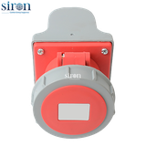 Ổ cắm nổi màu đỏ IP67 3P+E 6h 16A 380~415V Siron S67S46-16R1