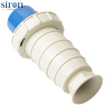 Phích cắm di động màu xanh IP67 2P+E 6h 63A 220~250V Siron P67F36-63B1