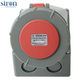 Ổ cắm nổi đỏ IP67 3P+N+E 6h 63A 220~380V, 240~415V Siron S67S56-63R2