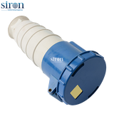 Ổ cắm di động màu xanh IP67 2P+E 6h 125A 220~250V Siron S67F36-125B1