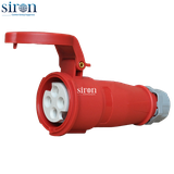 Phích cắm di động màu đỏ IP44 3P+E 6h 16A 380~415V Siron P44F46-16R6