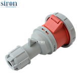 Ổ công nghiệp di động đỏ IP67 3P+N+E 6h 32A 220~415V Siron S67F56-32R1