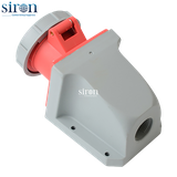 Ổ cắm nổi màu đỏ IP67 3P+E 6h 16A 380~415V Siron S67S46-16R1