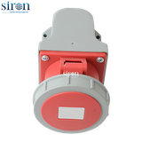 Ổ cắm nổi đỏ IP67 3P+N+E 6h 16A 220~380V, 240~415V Siron S67S56-16R1