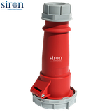 Phích cắm di động màu đỏ IP67 3P+E 6h 16A 380~415V Siron P67F46-16R3