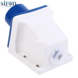 Phích cắm lắp nổi màu xanh IP44 2P+E 6h 16A 220~250V Siron P44S36-16B1