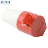 Ổ công nghiệp di động đỏ IP44 3P+E 6h 32A 380~415V Siron S44F46-32R1