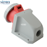 Ổ cắm nổi đỏ IP67 3P+N+E 6h 32A 220~380V, 240~415V Siron S67S56-32R1