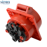 Ổ cắm công nghiệp âm đỏ IP44 3P+N+E 6h 32A 220~415V Siron S44R56-32R2