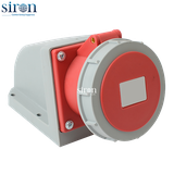 Ổ cắm nổi đỏ IP67 3P+N+E 6h 16A 220~380V, 240~415V Siron S67S56-16R1