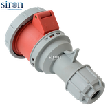 Ổ công nghiệp di động đỏ IP67 3P+N+E 6h 16A 220~415V Siron S67F56-16R1