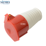Ổ cắm di động màu đỏ IP44 3P+N+E 6h 16A 220~415V Siron S44F56-16R1