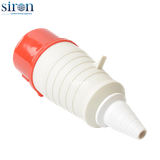 Phích cắm di động màu đỏ IP44 3P+N+E 6h 16A 220~415V Siron P44F56-16R2