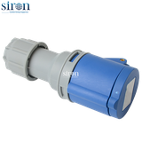 Ổ cắm di động màu xanh IP44 2P+E 6h 16A 220~250V Siron S44F36-16B3