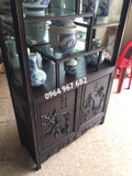 Tủ bày đồ chạm chim 4