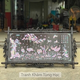 TRANH KHẢM TÙNG HẠC - TRANH KHẢM ỐC ĐẸP 1