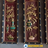 Tranh tứ qúy thiếp vàng 5