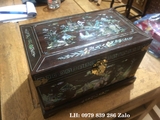 Hộp Tráp Khảm Ốc Tỉ Mỉ Gỗ Gụ  2