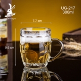Ly thủy tinh uống bia UG-217 | 300ml Union Thái Lan