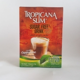 Cà phê hòa tan Tropicana Slim Cappuccino với chiết xuất cỏ ngọt 96g-Cafe cho người tiểu đường