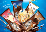 Kem Snowbaby cắt hình vị vani socola T120