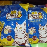 Thức Ăn Hạt Cho Mèo Pet8 Tasty Cat Food Vị Hải Sản (Túi Zip) 500g