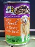 Pate Pet8 (CF11) - Chunk in Gravy with Beef 400g