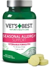 VET'S BEST Seasonal Allergy - Relief from Dry Or Itchy Skin - Viên Nhai Điều Trị Ngứa & Khô Da Cho Chó 60v