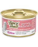 FANCY FEAST Gourmet Naturals Kitten - Naturals Wild Alaskan Salmon Recipe 85gr