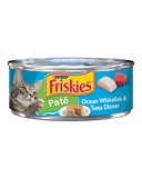Friskies Pate Ocean Whitefish & Tuna Dinner 156g