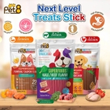 🇹🇭 SNACK MỀM PET8 TREATS STICK SUPERFOODS CHO CHÓ 250G