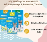SÚP THƯỞNG MR. VET CHO MÈO 60G ( 4 THANH X 15G)