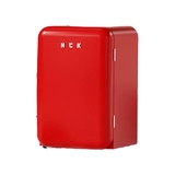 Tủ lạnh mini retro HCK 107L màu đỏ có ngăn đông (ngăn lạnh 92L, ngăn đông 15L)