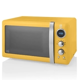 Lò vi sóng Swan Retro SM22030YELNEU 20L 800 W màu vàng