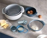 Bộ dụng cụ xếp lồng 9 món Joseph Joseph Nest 9 Plus 40101J màu xanh (9 pieces set)