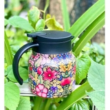 Ấm giữ nhiệt kèm lõi lọc họa tiết hoa lá MAGRACE 800ml